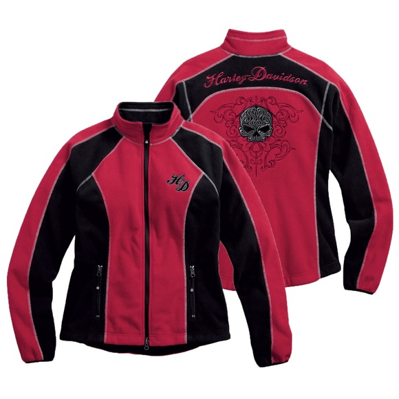 harley davidson windproof fleece jacket